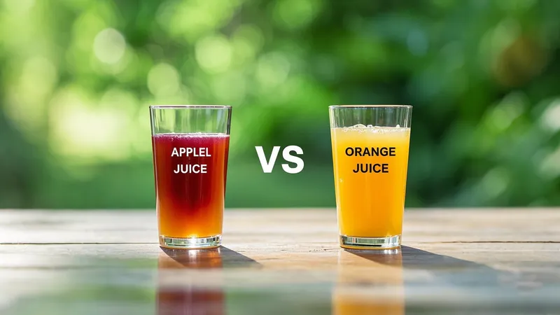 Appel Juice vs Orange Juice