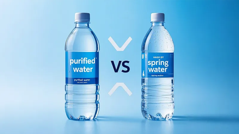 purified water vs spring water