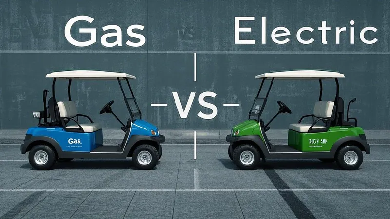 Gas golf carts vs Electric golf carts